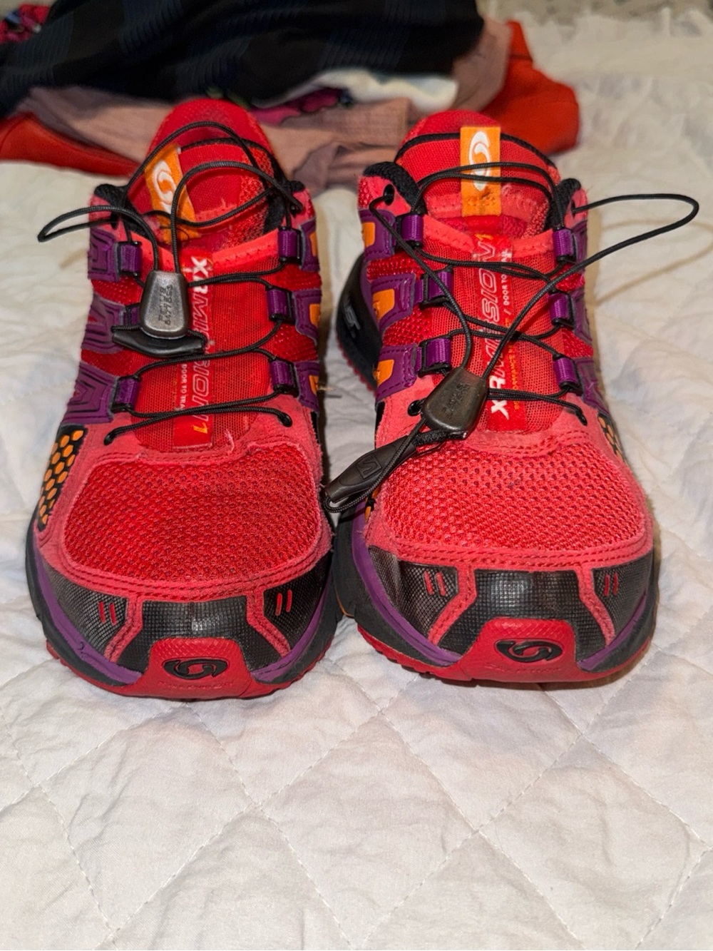 Salomon XR Mission 1 Women's Size 8 Trail Running Shoes Multicolor